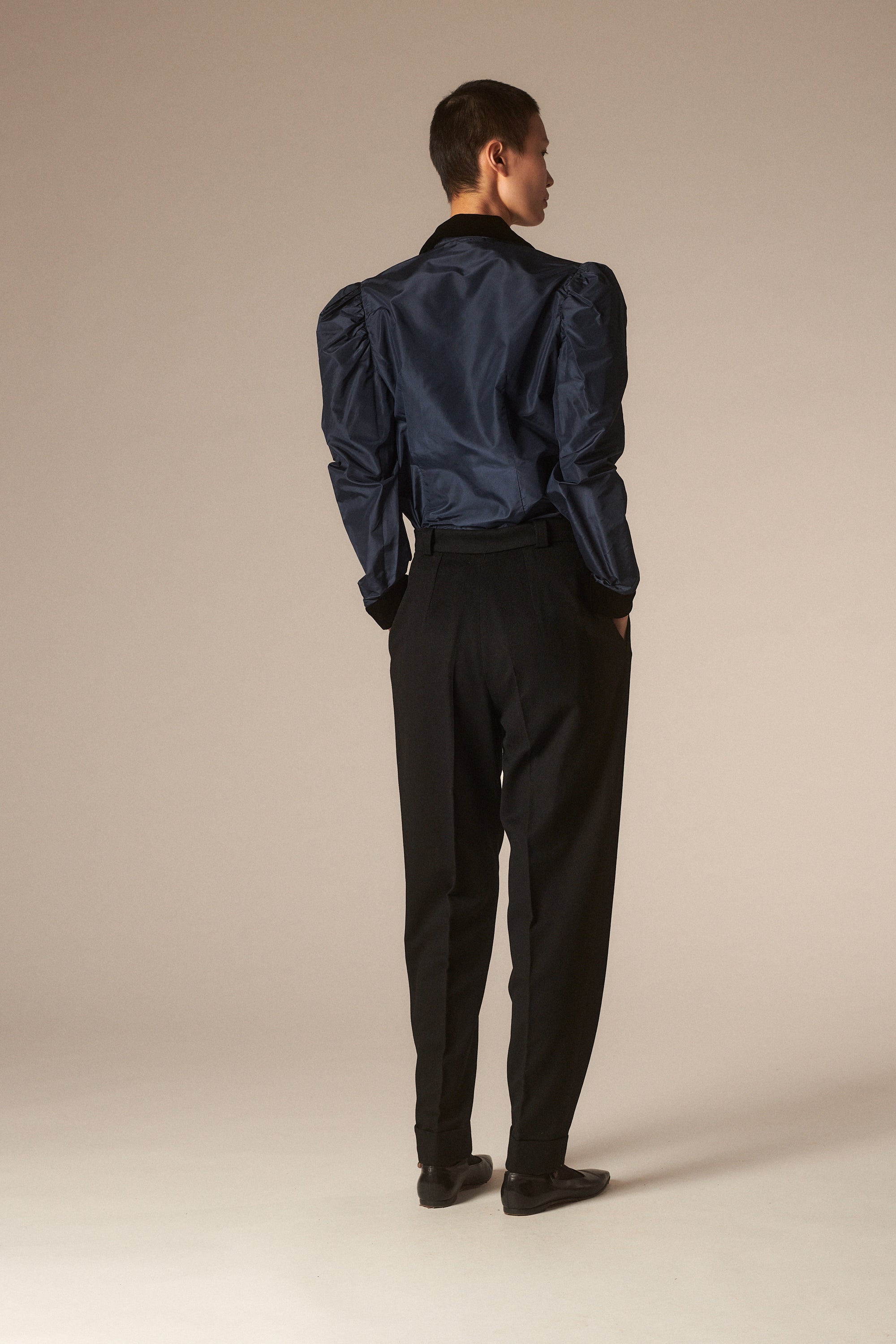 Oscar de la Renta Taffeta Blouse - Desert Vintage