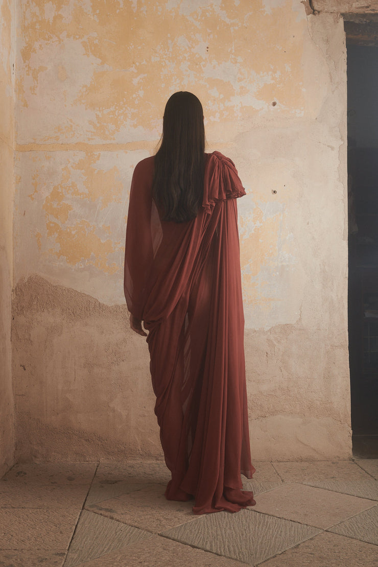 Ténéré Petra Dress in Terra Cotta - Desert Vintage