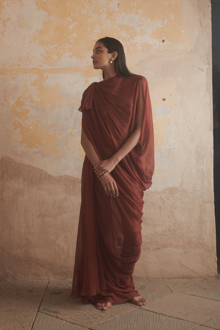 Ténéré Petra Dress in Terra Cotta - Desert Vintage