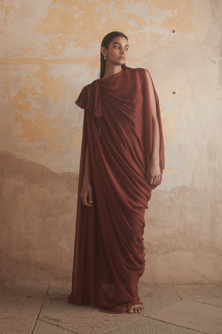 Ténéré Petra Dress in Terra Cotta - Desert Vintage