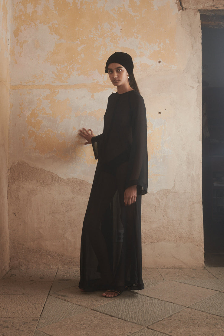 Ténéré Idris Dress in Black - Desert Vintage