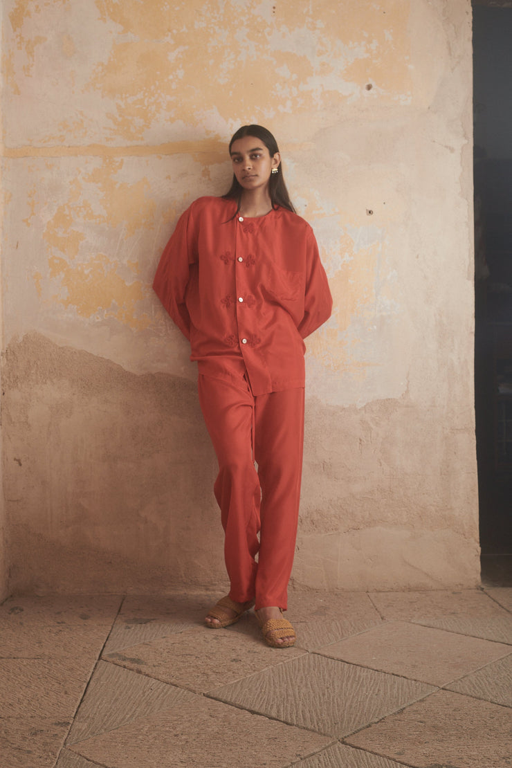 Ténéré Inés Pant in Poppy - Desert Vintage