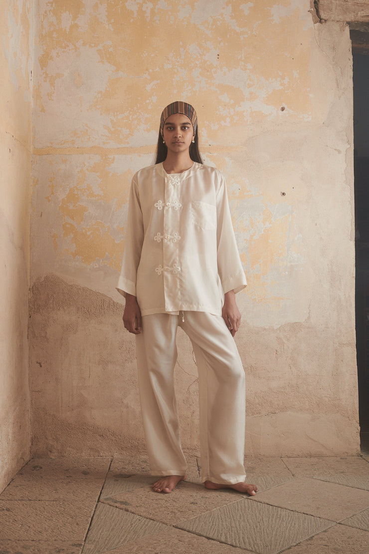 Ténéré Inés Pant in Antique White - Desert Vintage