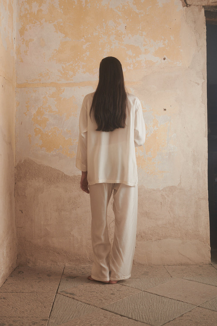Ténéré Inés Pant in Antique White - Desert Vintage
