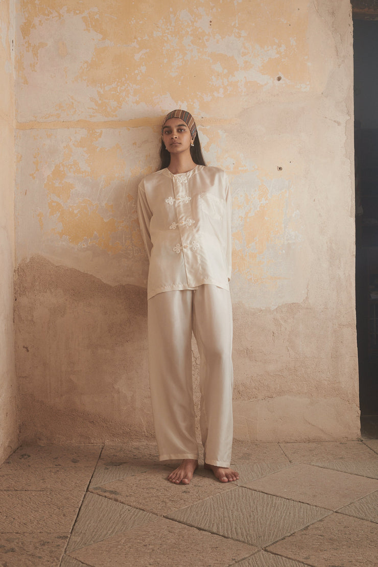 Ténéré Inés Pant in Antique White - Desert Vintage