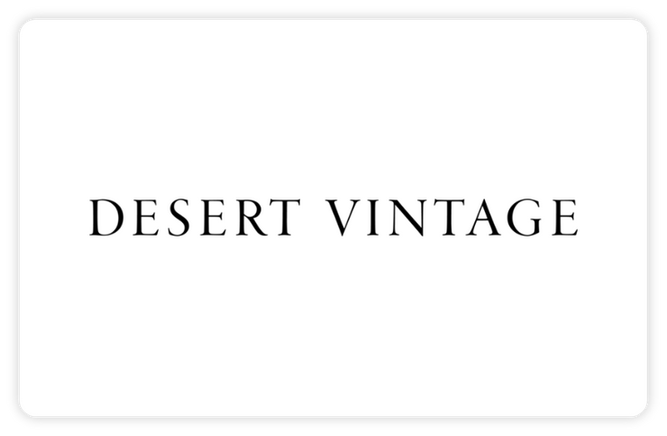 GIFT CARDS - Desert Vintage